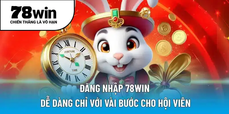 Đăng nhập 78WIN dễ dàng chỉ với một số bước cho thành viên