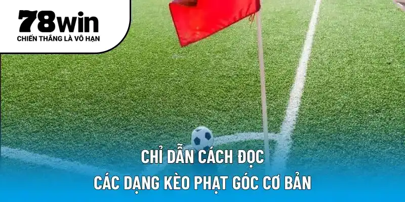 Chỉ dẫn cách đọc các dạng kèo phạt góc cơ bản