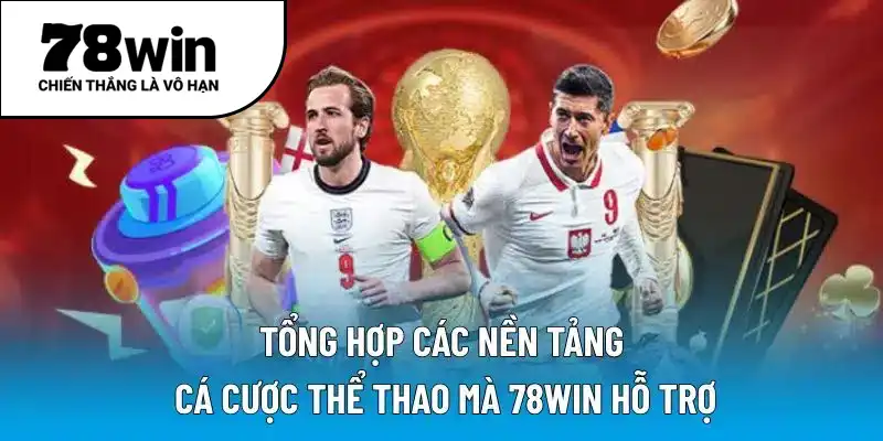 Tổng hợp các nền tảng cá cược thể thao mà 78WIN hỗ trợ
